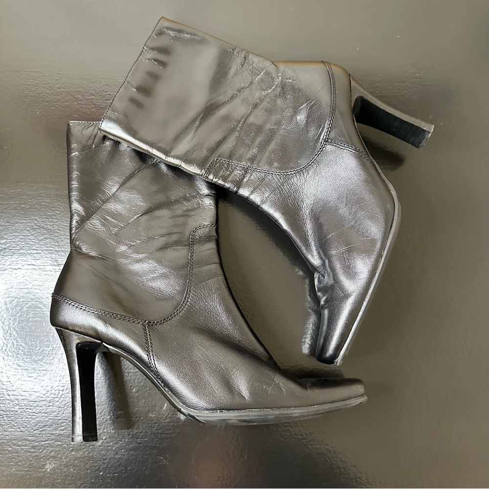 Maripe Black Leather Women's Boots